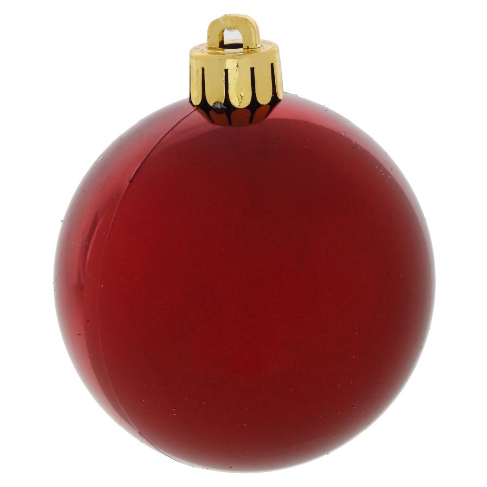 Набор из 12шт Украшение новогоднее "Шар", D 8 см, L19 W19 H21,5 см