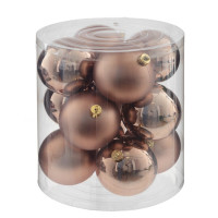 Набор из 12шт Украшение новогоднее "Шар", D 8 см, L19 W19 H21,5 см