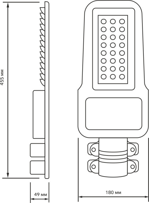 Уличный консольный светильник Qplus 629535380 Gauss