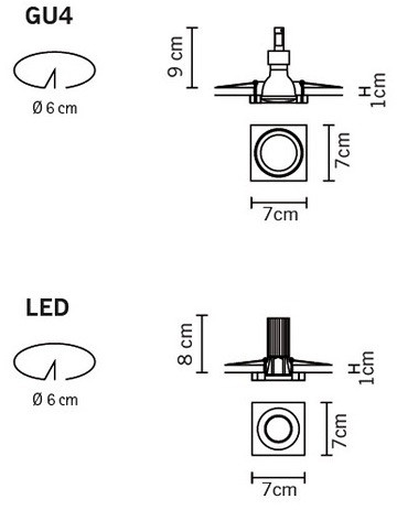 Точечный светильник Venere D55F5701 Fabbian