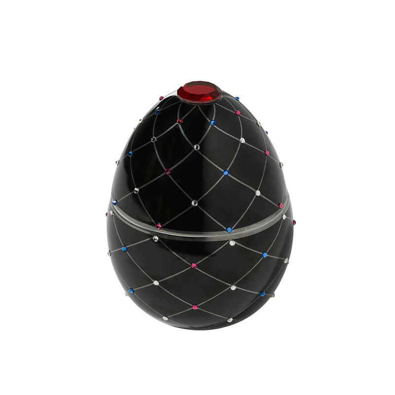 Свеча ароматическая 450гр.70ч."Bois de Roussie" черно-серебряная