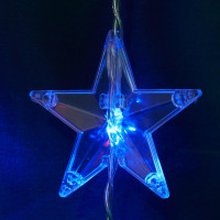 Светодиодная гирлянда Feron Занавес Звездочки 230V разноцветная 8 режимов CL25 48609 Светодиодная гирлянда Feron Занавес Звездочки 230V разноцветная 8 режимов CL25 48609