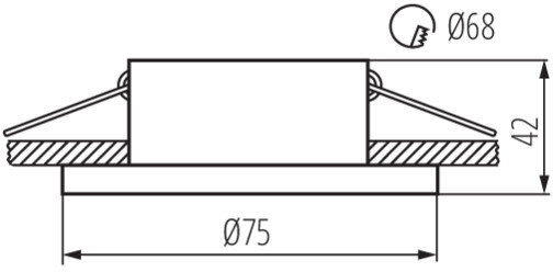 Точечный светильник SIMEN 29138 Kanlux