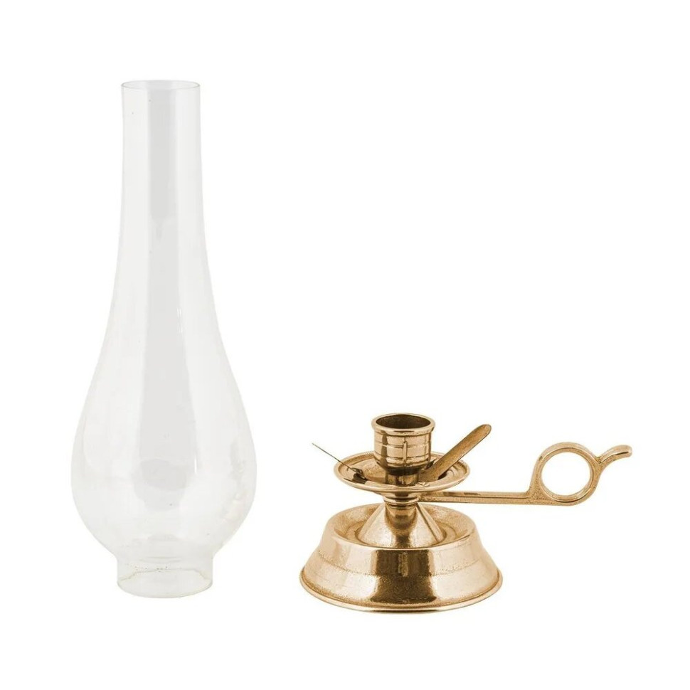 Подсвечник с ручкой и плафоном 13,5х8х25см. Alberti Livio