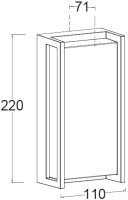 Настенный светильник уличный WiZ W1930 WiZ Gr Oasis Light Настенный светильник уличный WiZ W1930 WiZ Gr Oasis Light