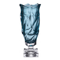 Ваза для цветов н/н 38cм."Flamenco" аквамарин
