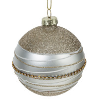 Набор из 12шт Украшение новогоднее "Шар", D 8 см, L35 W25 H8,5 см