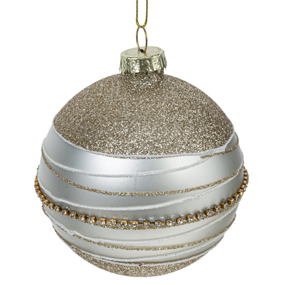 Набор из 12шт Украшение новогоднее "Шар", D 8 см, L35 W25 H8,5 см