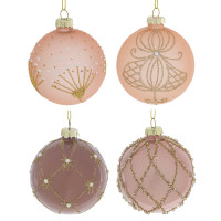 Набор из 12шт Украшение новогоднее "Шар", D 8 см, L35 W25 H8,5 см