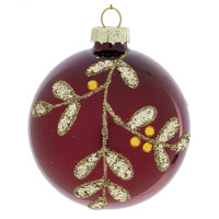 Набор из 12шт Украшение новогоднее "Шар", D 8 см, L35 W25 H8,5 см