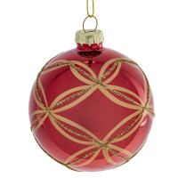 Набор из 12шт Украшение новогоднее "Шар", D 8 см, L35 W25 H8,5 см