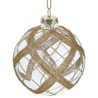 Набор из 12шт Украшение новогоднее "Шар", D 8 см, L35 W25 H8,5 см
