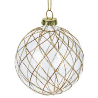 Набор из 12шт Украшение новогоднее "Шар", D 8 см, L35 W25 H8,5 см