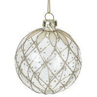 Набор из 12шт Украшение новогоднее "Шар", D 8 см, L35 W25 H8,5 см