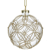 Набор из 12шт Украшение новогоднее "Шар", D 8 см, L35 W25 H8,5 см