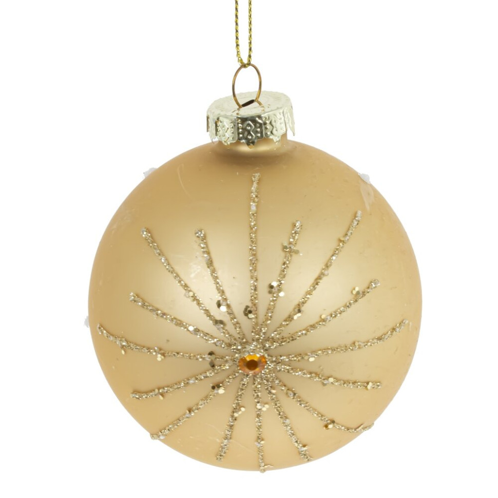 Набор из 12шт Украшение новогоднее "Шар", D 8 см, L35 W25 H8,5 см