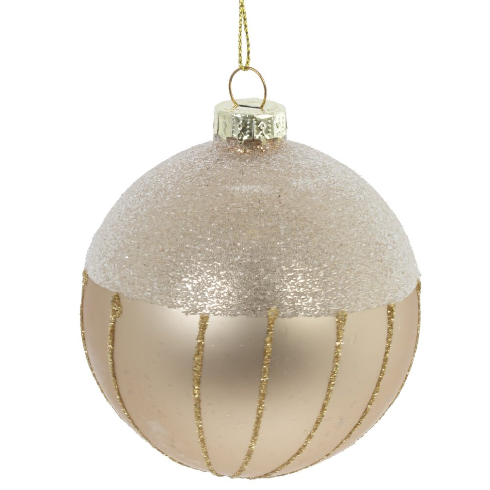 Набор из 12шт Украшение новогоднее "Шар", D 8 см, L35 W25 H8,5 см