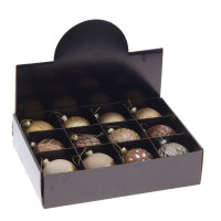 Набор из 12шт Украшение новогоднее "Шар", D 8 см, L35 W25 H8,5 см