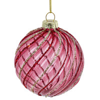 Набор из 12шт Украшение новогоднее "Шар", D 8 см, L35 W25 H8,5 см