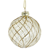 Набор из 12шт Украшение новогоднее "Шар", D 8 см, L35 W25 H8,5 см