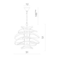 Подвесная люстра Volturn 2019/25 SP-6 Divinare Подвесная люстра Volturn 2019/25 SP-6 Divinare