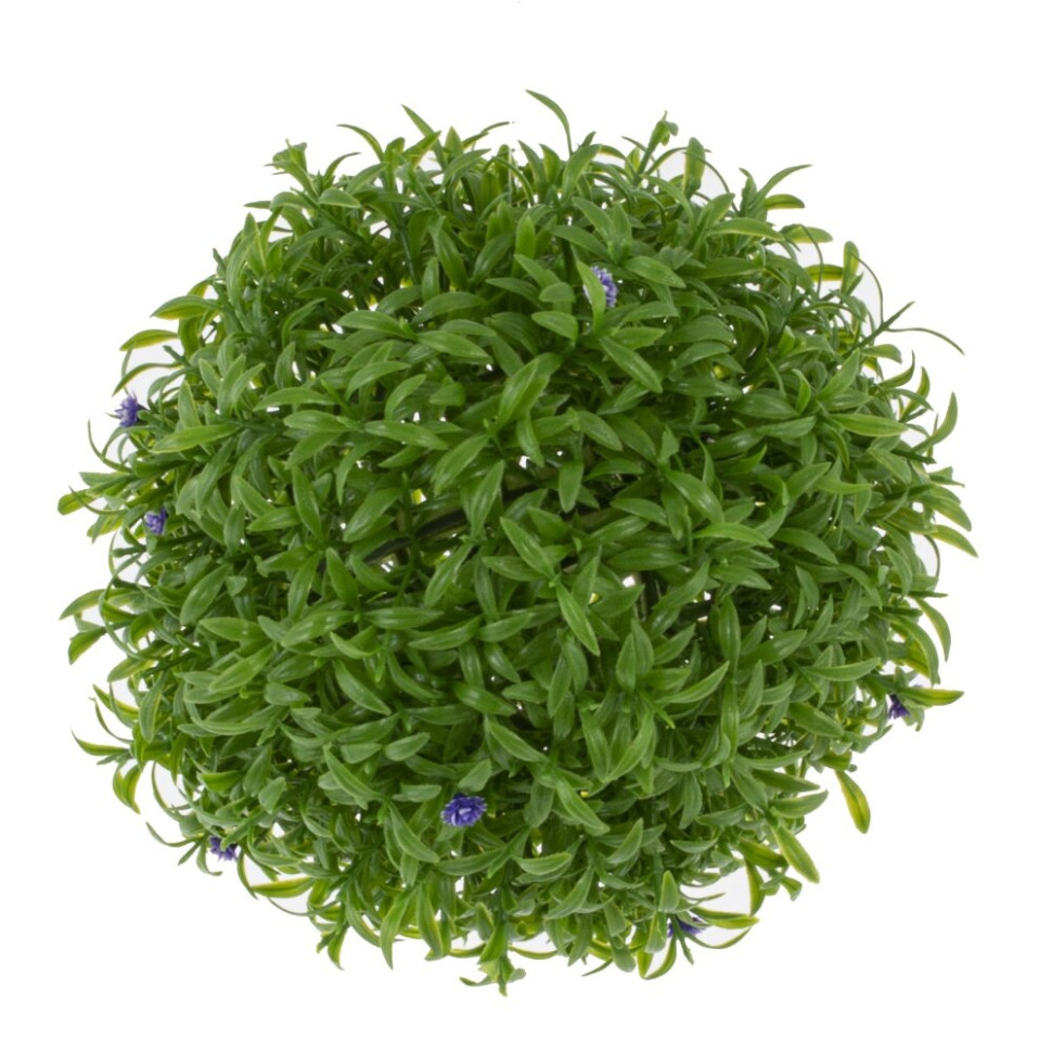 Цветочная композиция "Шар Самшит", L18 W18 H18 см