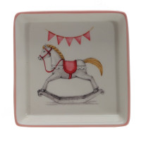 Блюдо"Лошадка", L12 W12 H2 см