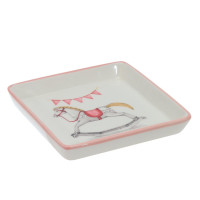 Блюдо"Лошадка", L12 W12 H2 см