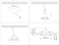 Точечный светильник Techno Spot TN3201 Ambrella