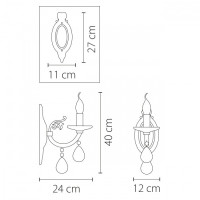 Бра STREGARO 694614 Osgona Бра STREGARO 694614 Osgona