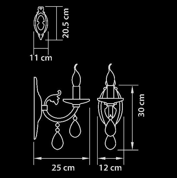 Бра STREGARO 694614 Osgona