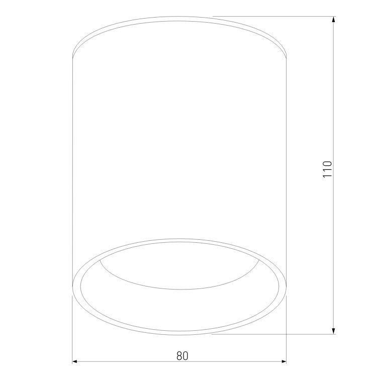 Уличный светодиодный светильник Elektrostandard Light Led 35130/H черный a056229