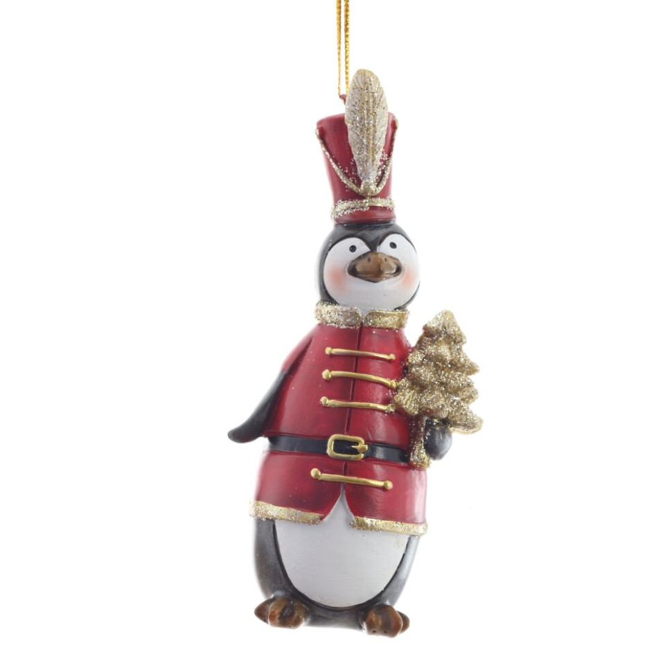 Фигурка декоративная подвесная "Пингвин",   L5 W4,5 H12 см, 2в.