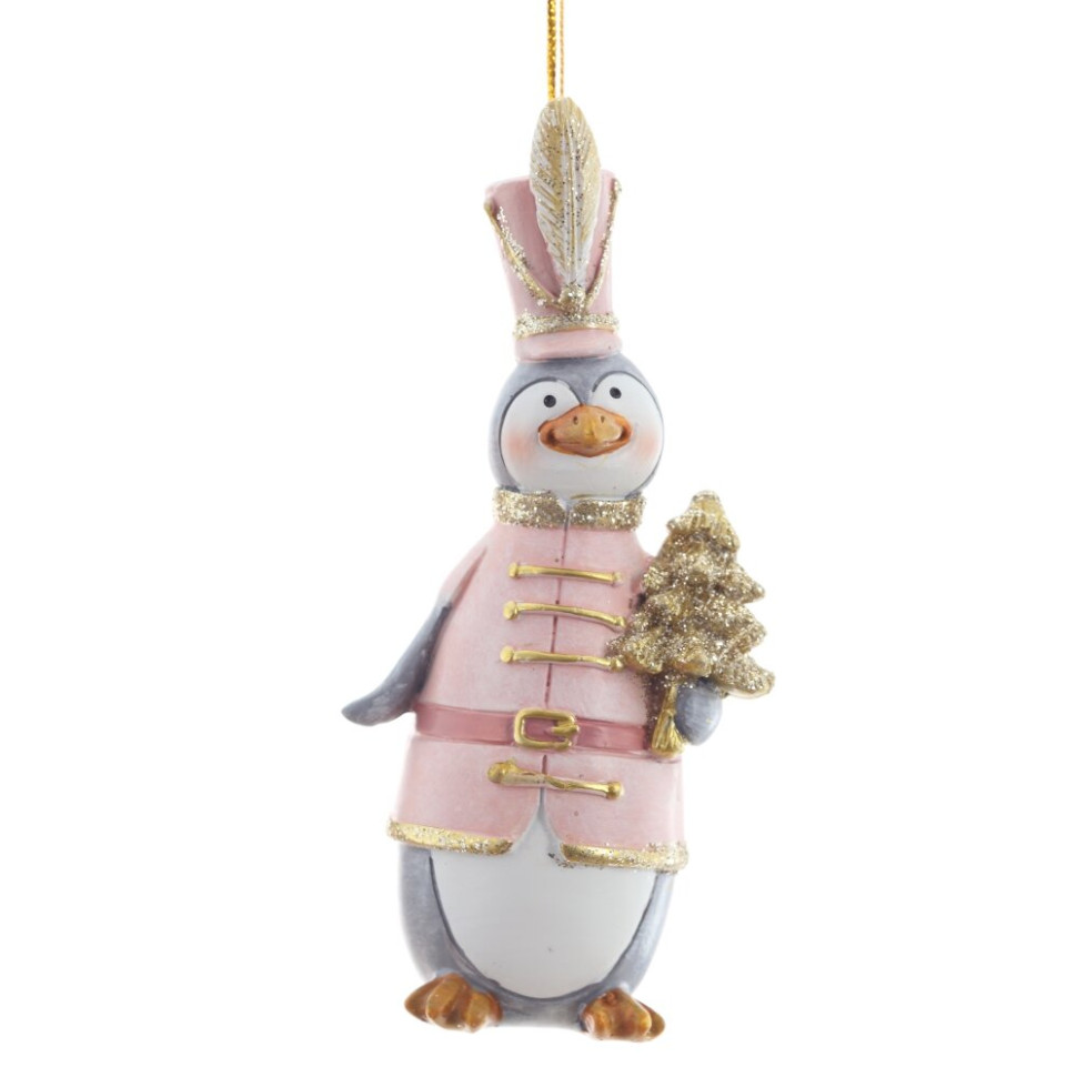 Фигурка декоративная подвесная "Пингвин",   L5 W4,5 H12 см, 2в.