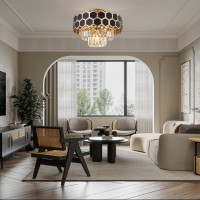 Потолочная люстра Sorrento-5009 375009/3+2/20/380 GD Arte Milano