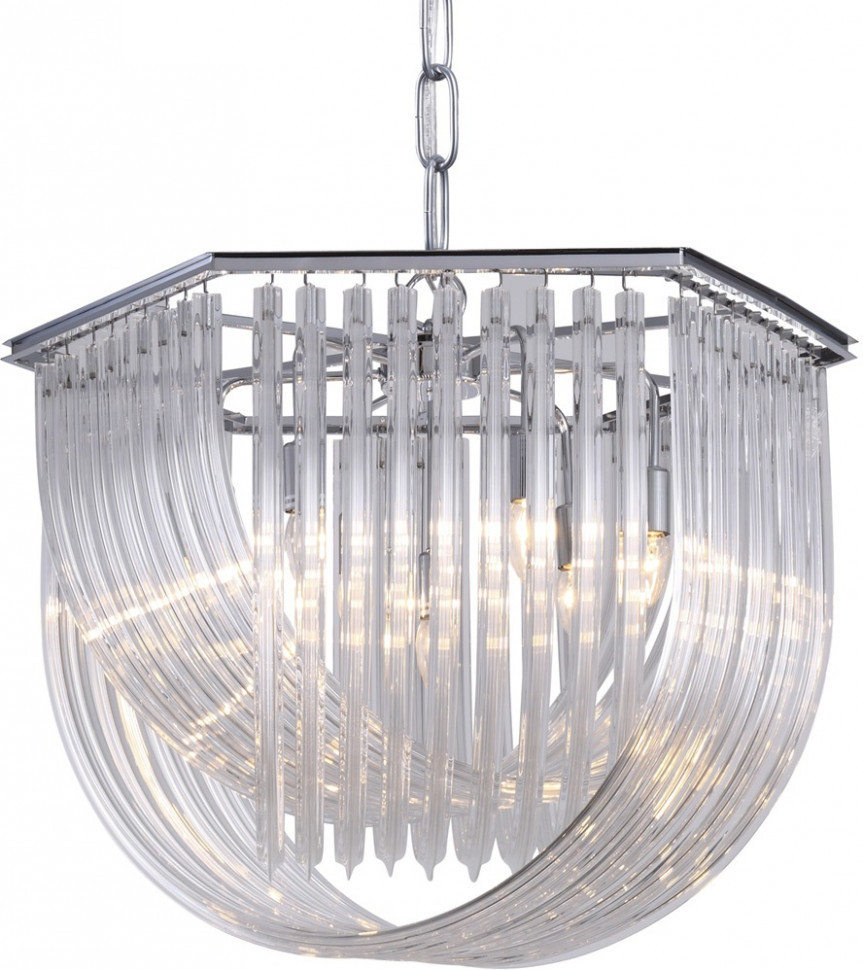 Подвесная люстра Murano Glass KR0116P-7L/A chrome DeLight Collection