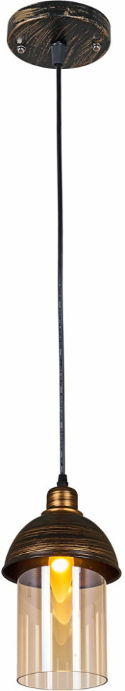 Подвесной светильник  03356-0.4-01 BK+GD Reluce