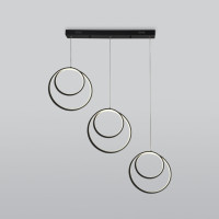 Подвесной светильник Flow 90308/3 черный Eurosvet