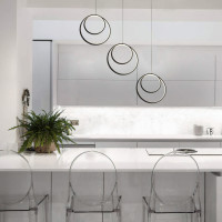 Подвесной светильник Flow 90308/3 черный Eurosvet