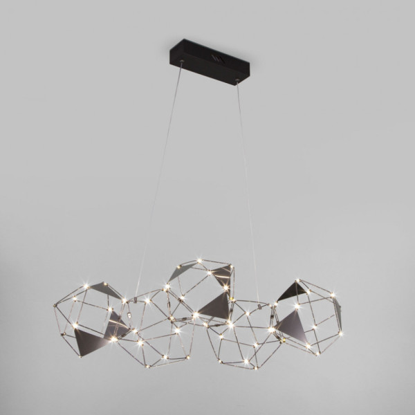 Подвесной светильник Uma 90368/5 черный жемчуг Eurosvet