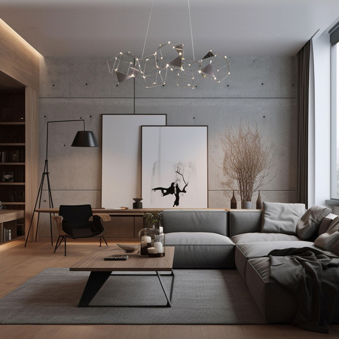 Подвесной светильник Uma 90368/5 черный жемчуг Eurosvet