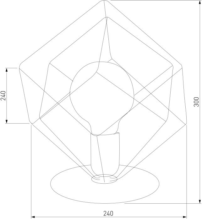 Интерьерная настольная лампа Alambre 5450 Alambre TK Lighting
