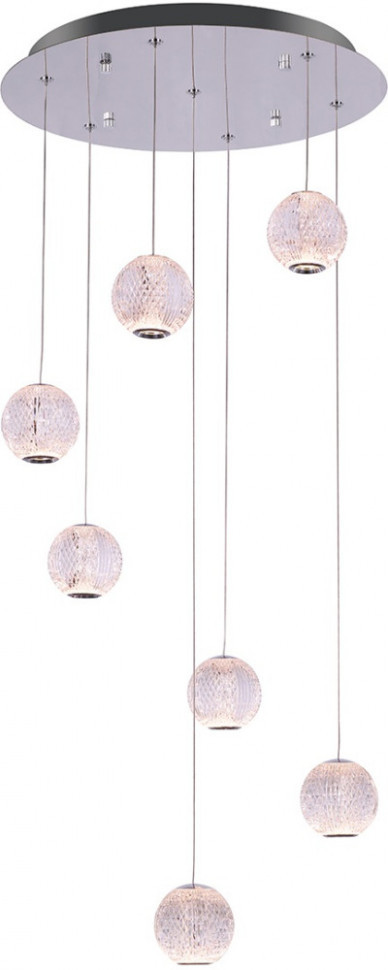 Подвесной светильник Elliot Diamante MD20001012-7A chrome DeLight Collection