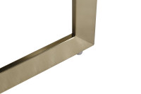 Стул на металлическом каркасе светло-бежевый