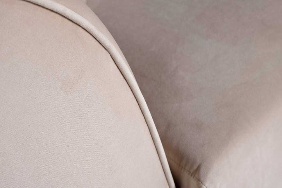 Диван Lucerne трехместный велюровый бежевый