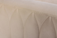 Диван Lucerne трехместный велюровый бежевый Диван Lucerne трехместный велюровый бежевый