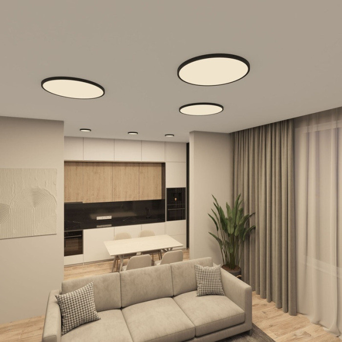 Потолочный светильник THIN DK6522-BK Denkirs