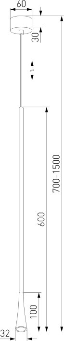 Подвесной светильник Vist 50312 LED Elektrostandard