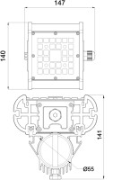 Уличный консольный светильник Галеон 11 CB-C0327039 Светон