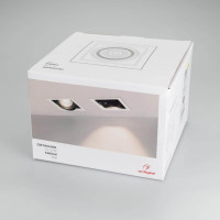 Встраиваемый светодиодный светильник Arlight CL-Kardan-S190x190-25W White6000 026500 Встраиваемый светодиодный светильник Arlight CL-Kardan-S190x190-25W White6000 026500